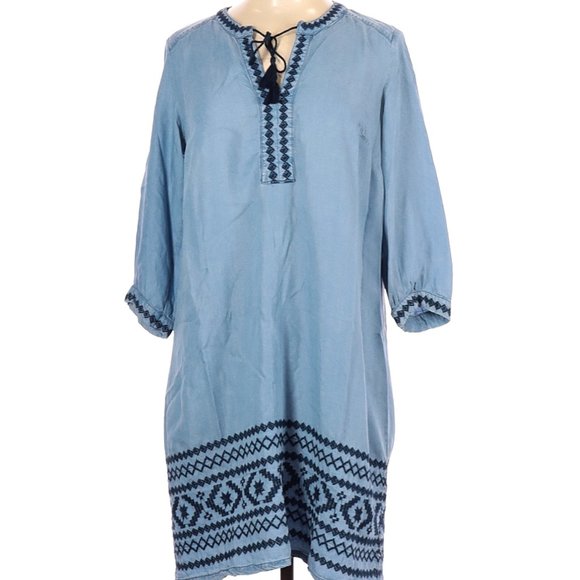 Forest Lily Dresses & Skirts - Forest Lily Boho Embroidered Tencel Dress